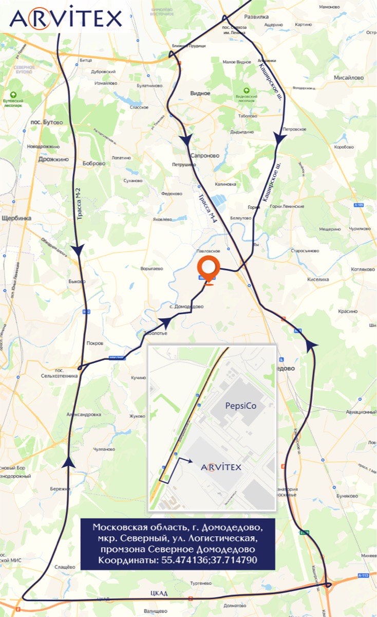 Схема проезда